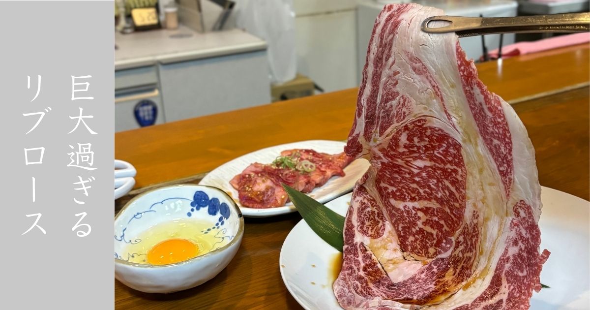 焼肉鉄板 ホルモン家（豊田市）　大判リブロースが絶品うまうま！個人焼肉屋でアットホーム感全開